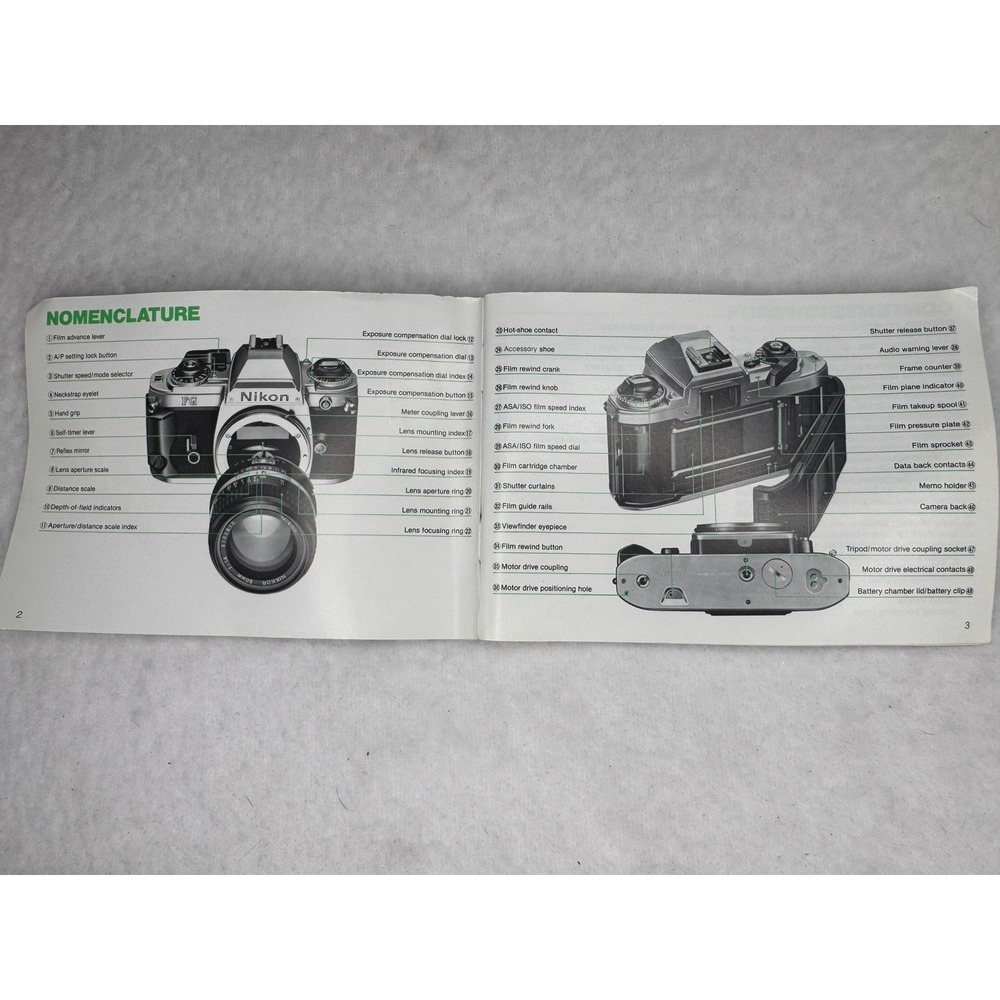 NIKON FG  INSTRUCTION User Manual‎ - Picture 3 of 3